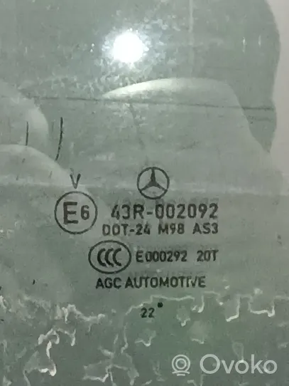 Mercedes-Benz GLA H247 Rear door window glass 43R002092