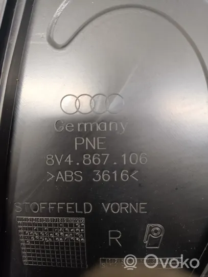 Audi A3 S3 8V Boczki / Poszycie drzwi przednich 8V4867106