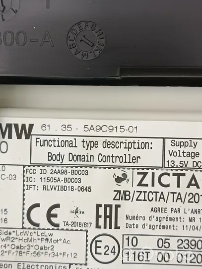 BMW 5 G30 G31 Modulo comfort/convenienza 5A9C915