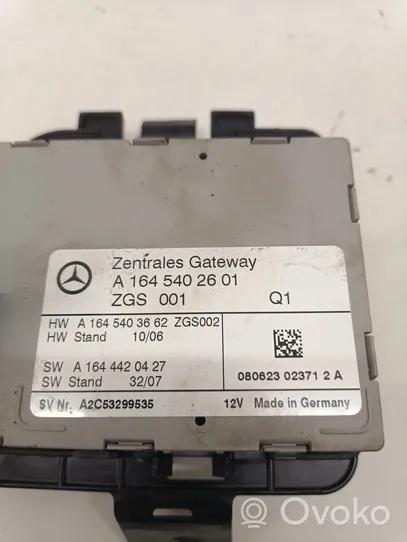 Mercedes-Benz ML W164 Gateway valdymo modulis A1645402601