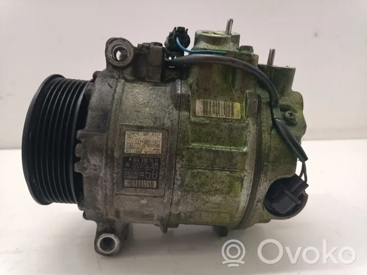 Mercedes-Benz ML W164 Compressore aria condizionata (A/C) (pompa) A0022305811