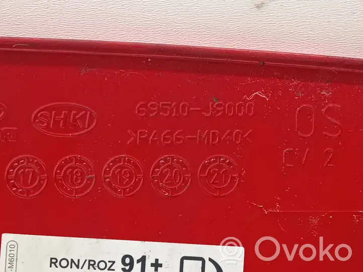 Hyundai Kona I Bouchon, volet de trappe de réservoir à carburant 69510J9000