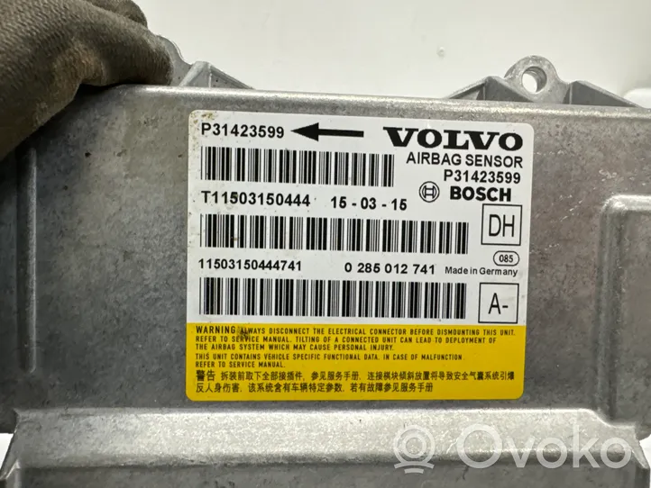 Volvo V60 Sterownik / Moduł Airbag 31423599