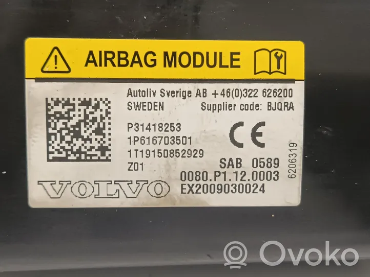 Volvo V60 Poduszka powietrzna Airbag fotela P31418253