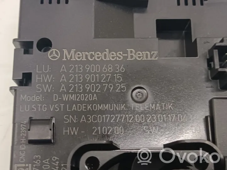 Mercedes-Benz E AMG W213 Tālruņa vadības bloks A2139006836