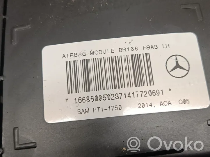 Mercedes-Benz ML W166 Sėdynės oro pagalvė 1668600502