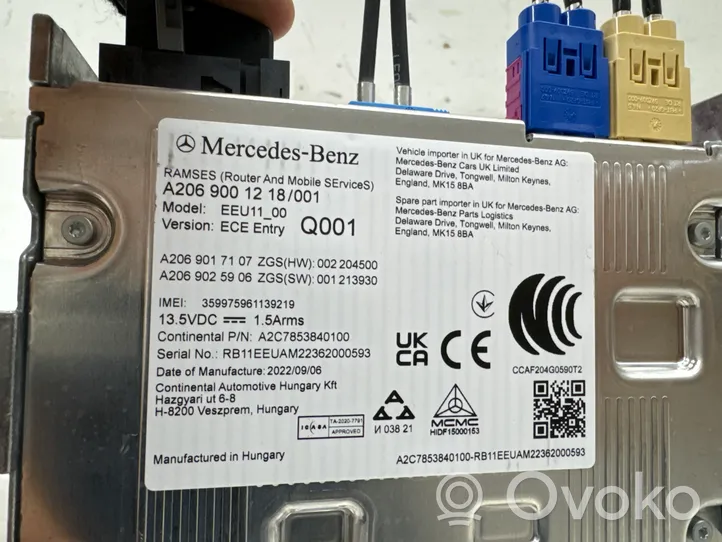 Mercedes-Benz C W206 Other control units/modules A2069001218
