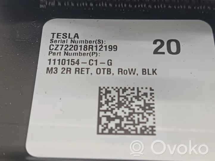 Tesla Model 3 Cintura di sicurezza posteriore 1110154C1G