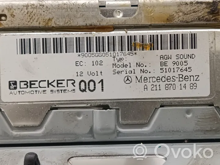 Mercedes-Benz E W211 Amplificatore A2118701489