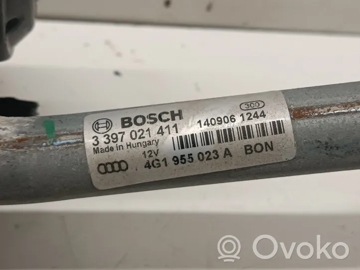 Audi A7 S7 4G Mechanizm i silniczek wycieraczek szyby przedniej / czołowej 4G1955119