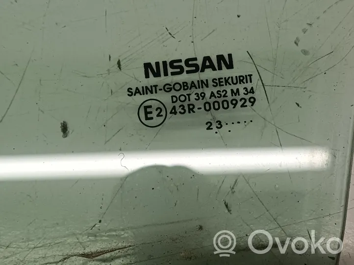 Nissan Qashqai J12 Vetro del finestrino della portiera anteriore - quattro porte 43R000929