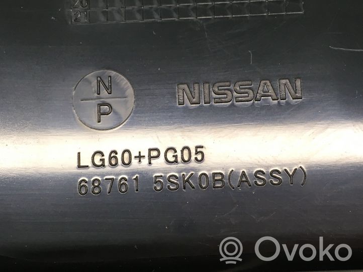 Nissan Leaf I (ZE0) Copertura griglia di ventilazione laterale cruscotto 687615SK0B