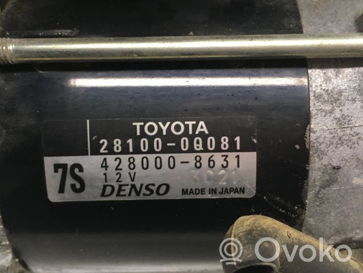 Toyota Yaris Démarreur 281000Q081