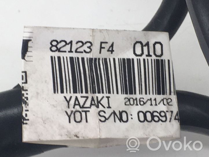 Toyota C-HR Câble négatif masse batterie 82123F4010