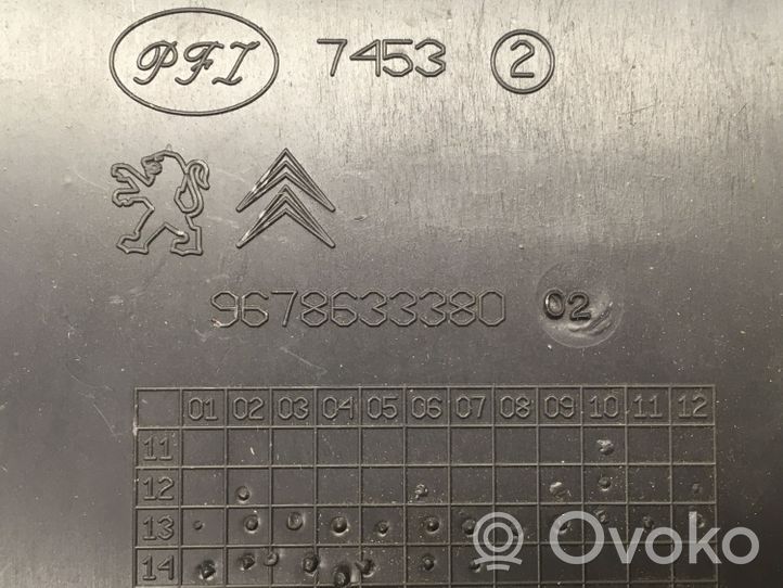 Citroen C4 Grand Picasso Pokrywa skrzynki bezpieczników 9678633380