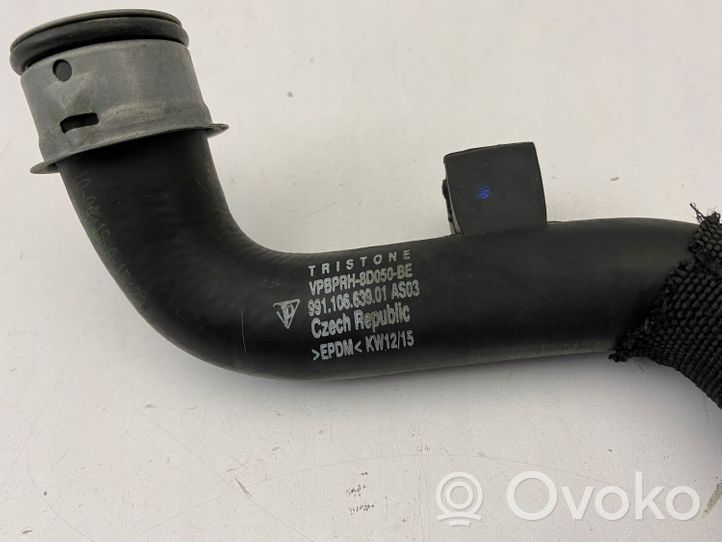 Porsche 911 991 Tubo flessibile del liquido di raffreddamento del motore 991106639