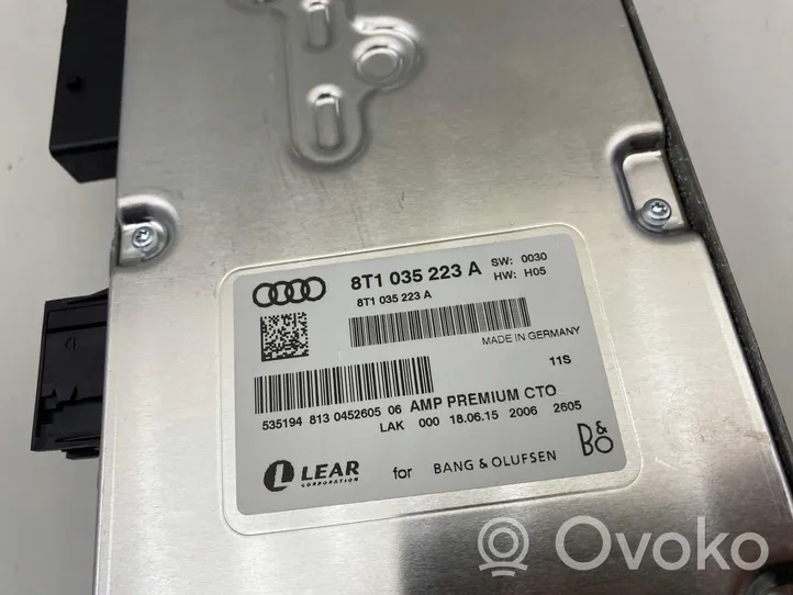 Audi A4 S4 B8 8K Äänentoistojärjestelmäsarja 8t1035223a