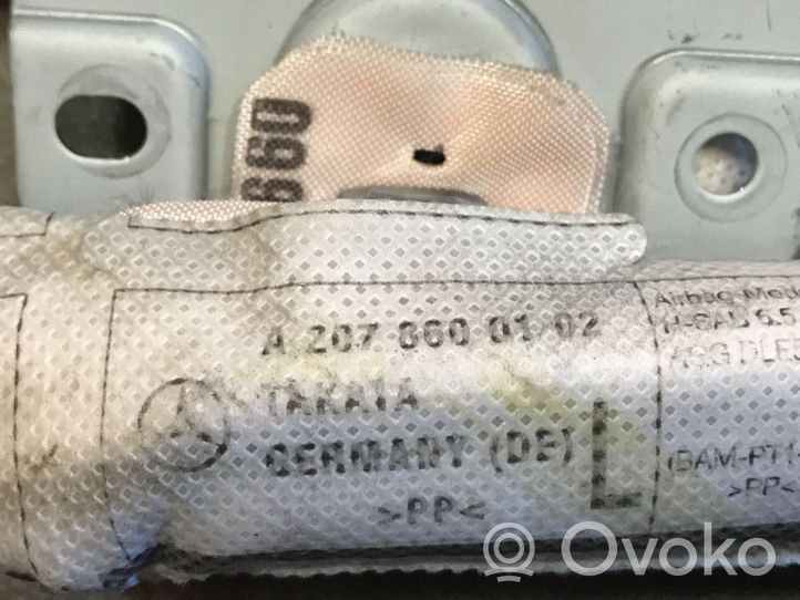 Mercedes-Benz E A207 Airbag de toit A2078600102