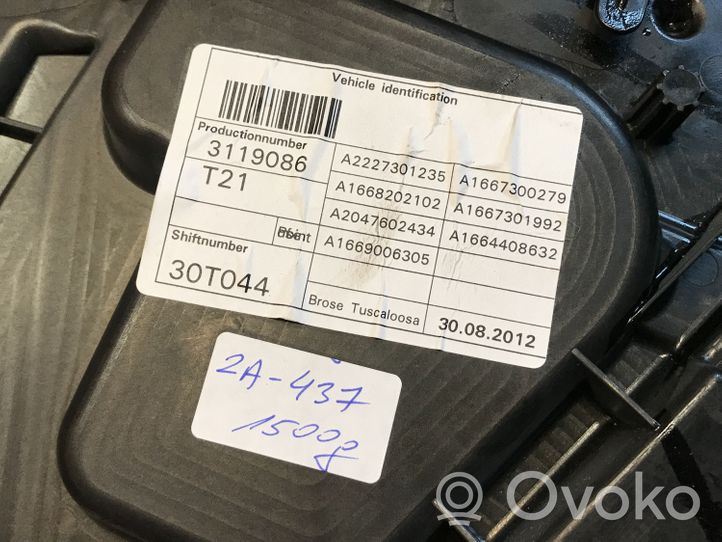 Mercedes-Benz GL X166 Interruttore di controllo dell’alzacristalli elettrico A1667332114