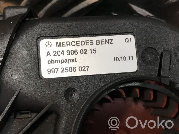 Mercedes-Benz C W204 Moottorin ohjausyksikön moduulin puhallin A2049060215