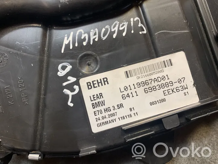 BMW X5 E70 Elektrinis salono pečiuko radiatorius 6983889