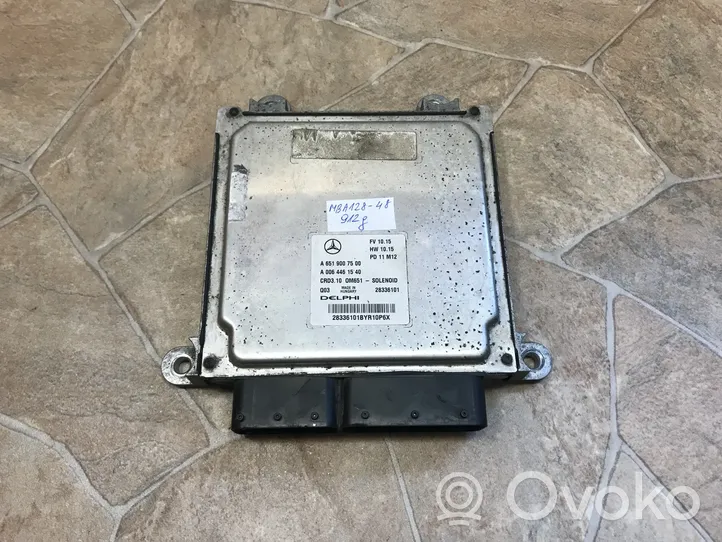 Mercedes-Benz C W204 Sterownik / Moduł ECU A6519007500