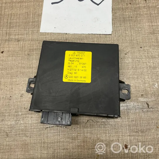 Mercedes-Benz S W220 Module d'éclairage LCM A2208203685