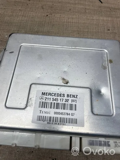 Mercedes-Benz E W211 Jousituksen ohjainlaite/moduuli 2115451732