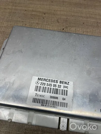 Mercedes-Benz S W220 Centralina/modulo del motore 2205450532