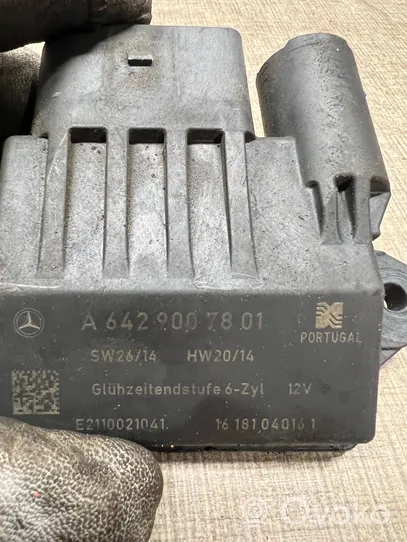 Mercedes-Benz ML W164 Relè preriscaldamento candelette A6429007801