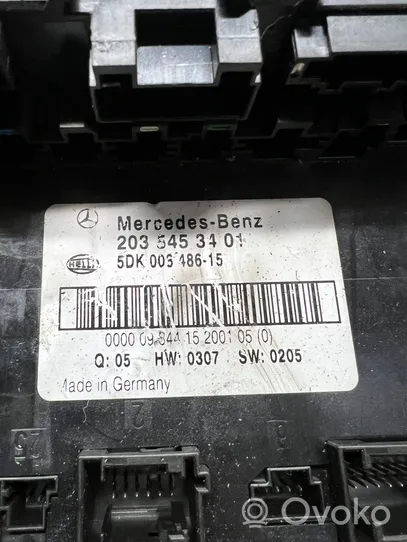 Mercedes-Benz CLK A209 C209 Set scatola dei fusibili A2035453401