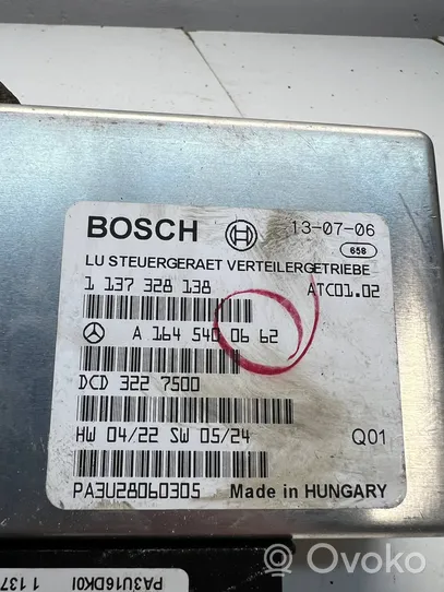 Mercedes-Benz ML W164 Pavarų dėžės valdymo blokas A1645400662