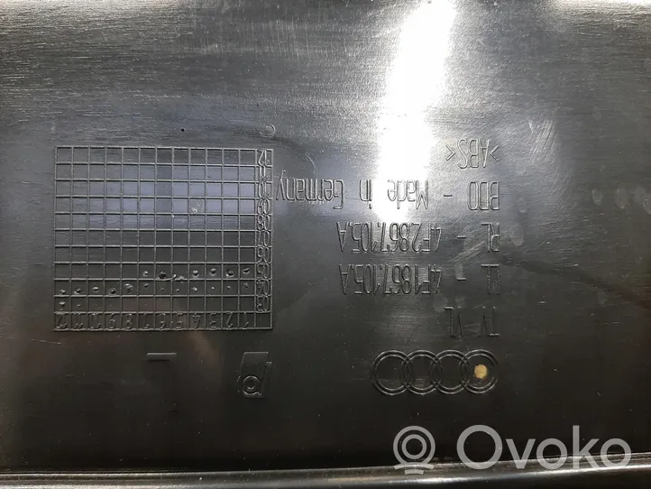 Audi A6 S6 C6 4F Rivestimento del pannello della portiera anteriore 4F1867105A