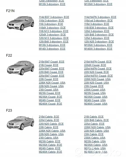 BMW 1 F20 F21 Muut ohjainlaitteet/moduulit 9352264