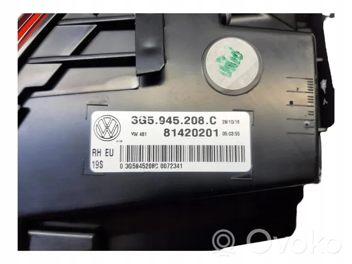 Volkswagen PASSAT B8 Lampa zderzaka tylnego 3G5945308E