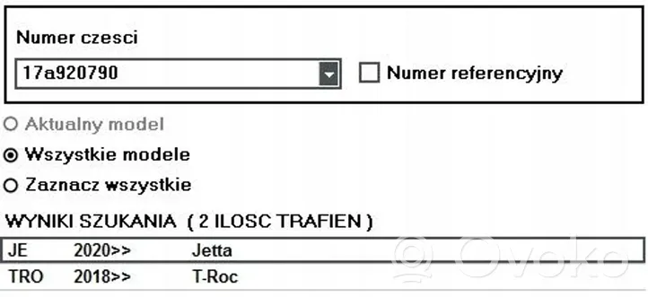 Volkswagen T-Roc Nopeusmittari (mittaristo) 17A920790