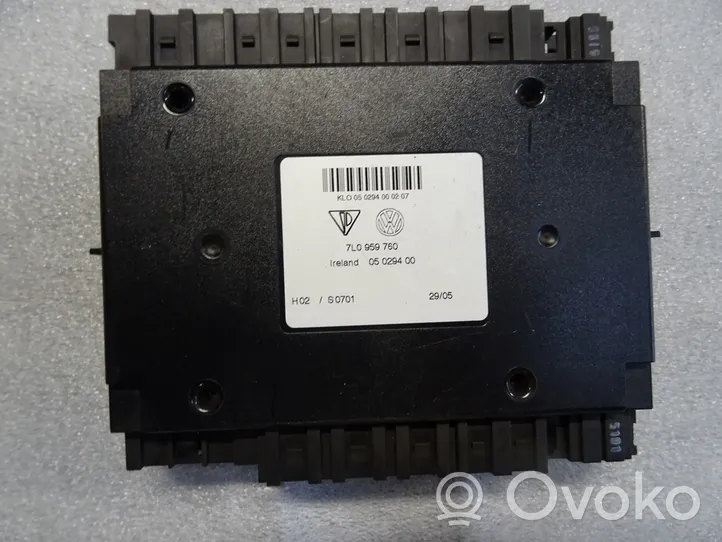 Volkswagen Touareg I Module de commande de siège 7L0959760