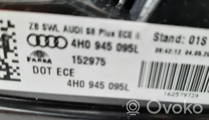 Audi A8 S8 D4 4H Rear/tail lights 4H0945095L