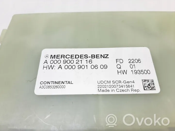 Mercedes-Benz C W206 Pakojärjestelmän pelkistysaineiden ohjainlaite A0009002116