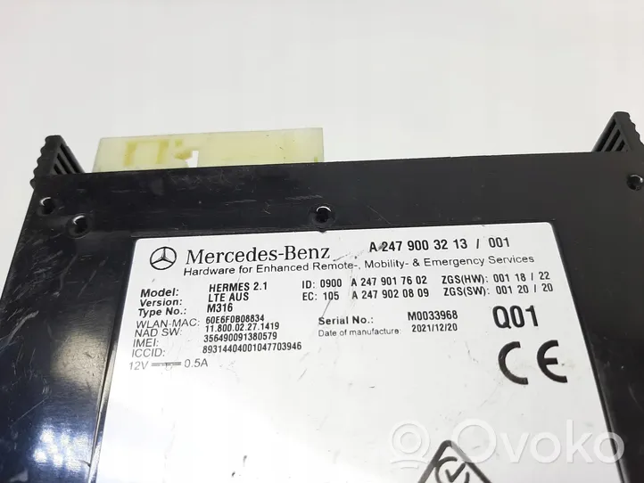 Mercedes-Benz B W247 Muut ohjainlaitteet/moduulit A2479003213