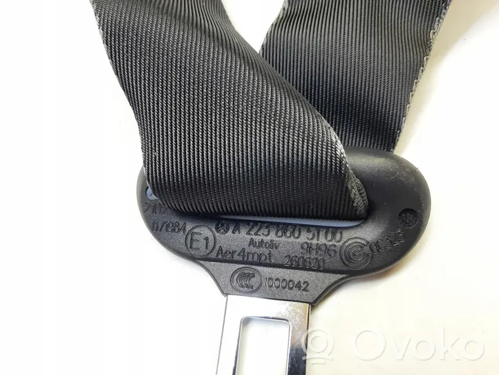 Mercedes-Benz S W223 Rear seatbelt 2238605900