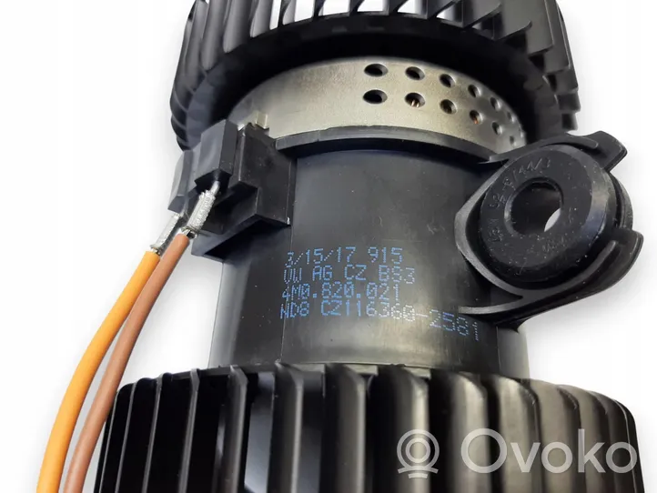 Audi Q8 Heater fan/blower 4M0820021