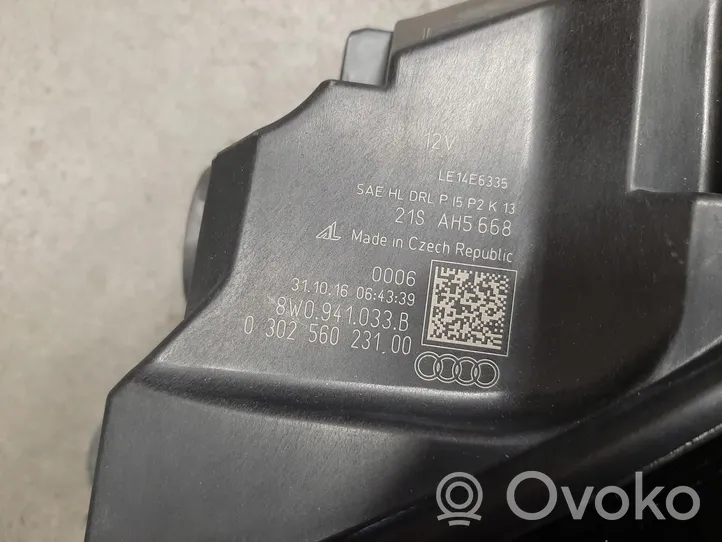 Audi A4 S4 B9 8W Lampa przednia 8W0941033B