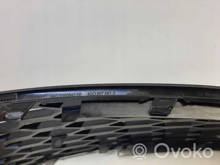 Audi RS7 C7 Front bumper lower grill 4G0807681S