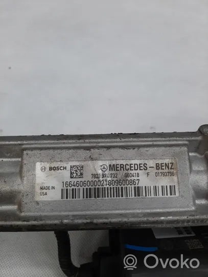 Mercedes-Benz ML W163 Cremagliera dello sterzo 1664606000