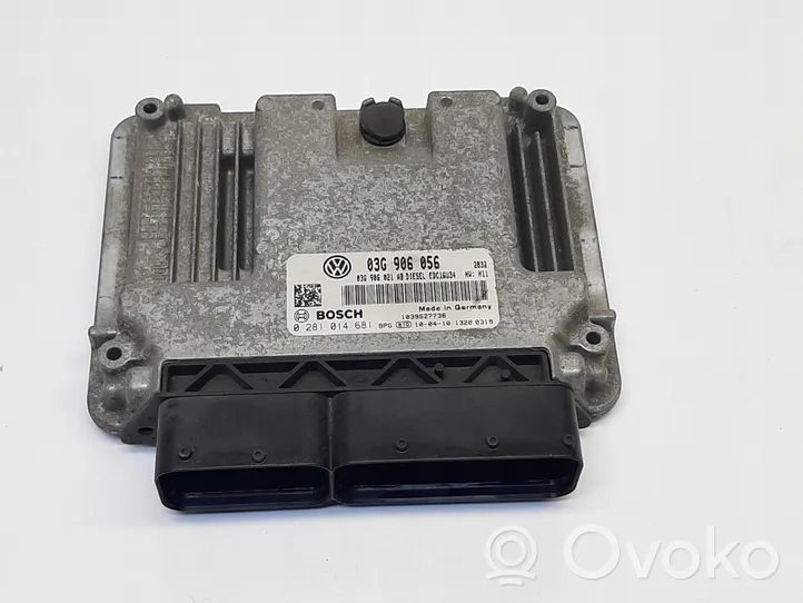 Volkswagen Touran III Блок управления двигателем ECU 03G906056