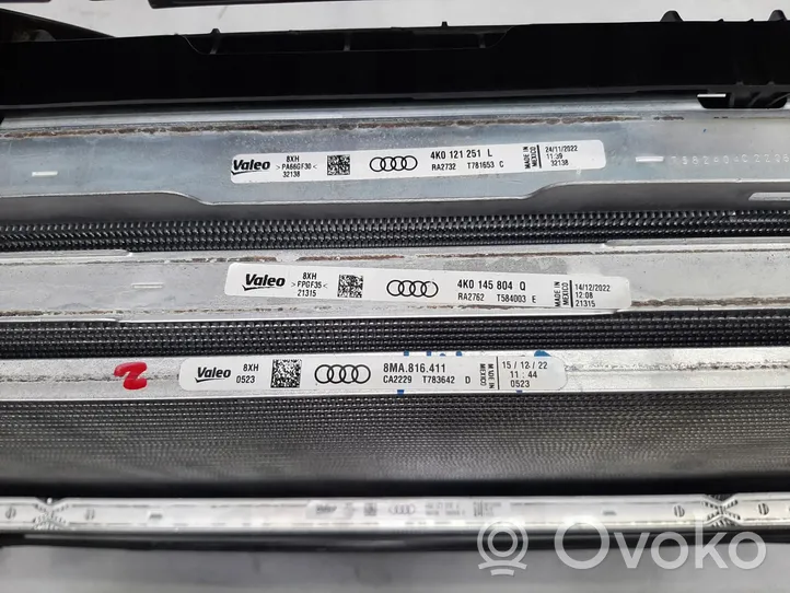 Audi A6 S6 C8 4K Jäähdyttimen kehyksen suojapaneeli 4K0805594