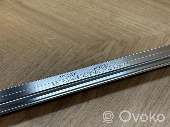 BMW 7 F01 F02 F03 F04 Rivestimento modanatura del vetro della portiera posteriore 9141414