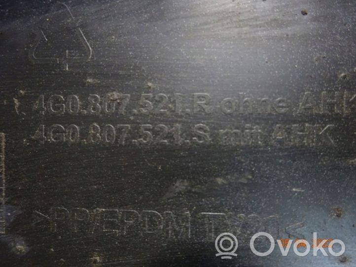 Audi A6 S6 C7 4G Rivestimento della parte inferiore del paraurti posteriore 