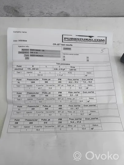 Mercedes-Benz C W204 Injecteur de carburant A6420701187